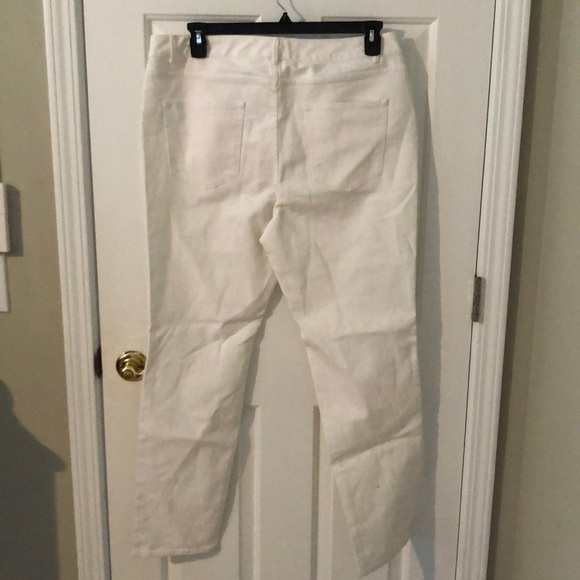 Coldwater Creek white jeans. Size Misses 16 - Picture 4 of 6